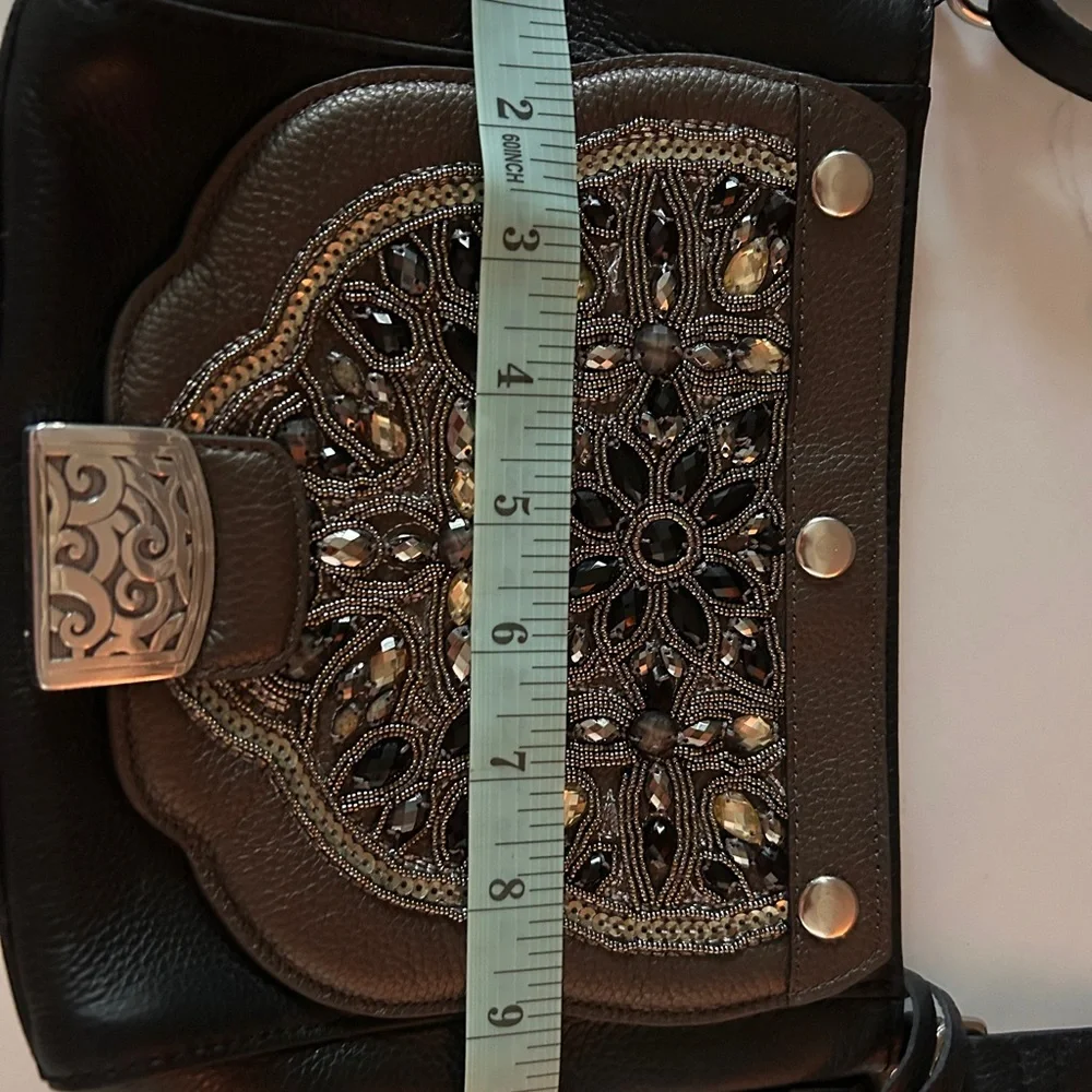 NWOT - Brighton Bennett Embellished Crossbody Bag - Picture 11 of 12